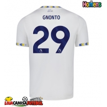 Camisa de Futebol Leeds United Wilfried Gnonto #29 Equipamento Principal 2025-26 Manga Curta
